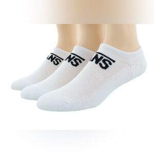 Vans kids Classic White Ankle Socks (3 pairs) size 10-13.5